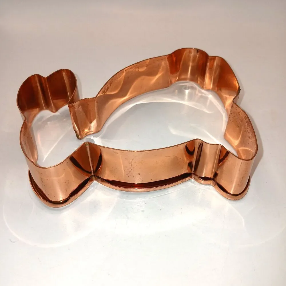 Copper Cookie Cutter Easter Bunny Rabbit 5x5